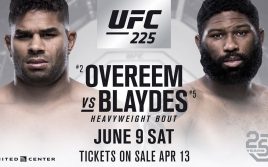 Официально: Алистар Оверим — Кертис Блейдс на UFC 225