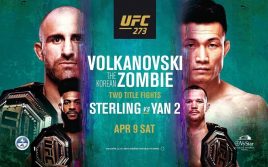 Все результаты турнира UFC 273: Волкановски — Зомби/ Ян — Стерлинг