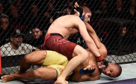 Результат и видео боя Хабиб Нурмагомедов - Эдсон Барбоза. UFC 219