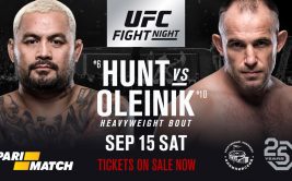 Результаты турнира UFC Fight Night 136: Олейник - Хант