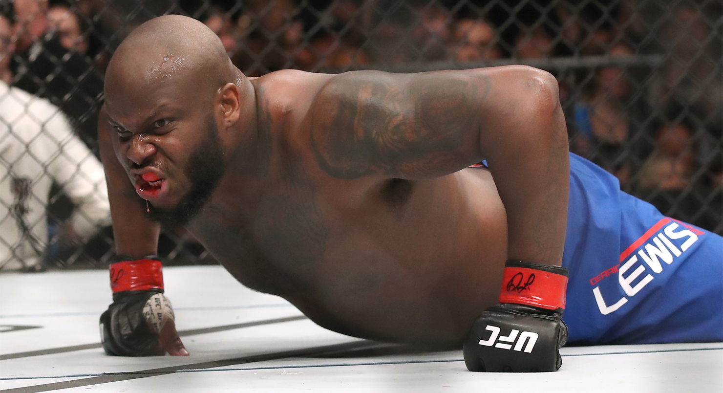 Derrick Lewis balls was hot