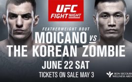 Результаты взвешивания UFC Fight Night 154: Мойкано — Корейский зомби