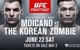Результаты турнира UFC Fight Night 154: Мойкано — Корейский Зомби