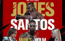 Результаты взвешивания UFC 239: Джонс — Сантос/ Нуньес — Холм
